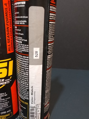 (2 Tubes) OSI QUAD Gray #528 All-Season Window Door Siding Sealant 10 oz.