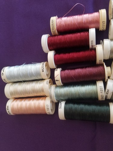 Sulky Rayon Machine Embroidery Thread 225 meters  21 spools