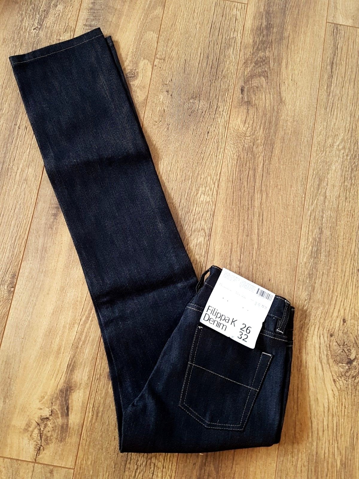Filippa K ANNA Black Raw Jeans 26W 32L 