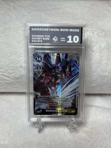 mgm様 Digimon Card ShineGreymon Ruin Mode EX4-074 SEC Secret