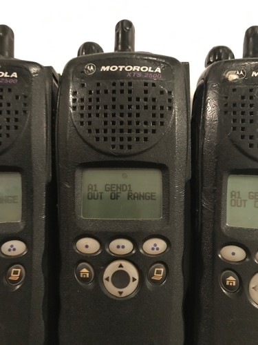 Lot Of 3 Motorola XTS2500 Portable Radios H46UCF9PW6AN 700/800 MHz