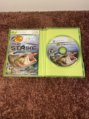 Bass Pro Shops The Strike Game with Fishing Rod Reel Xbox 360