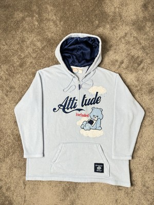Vintage women s Hoodie Care Bears Fleece Hoodie Attitude Included Grumpy 2007 XL