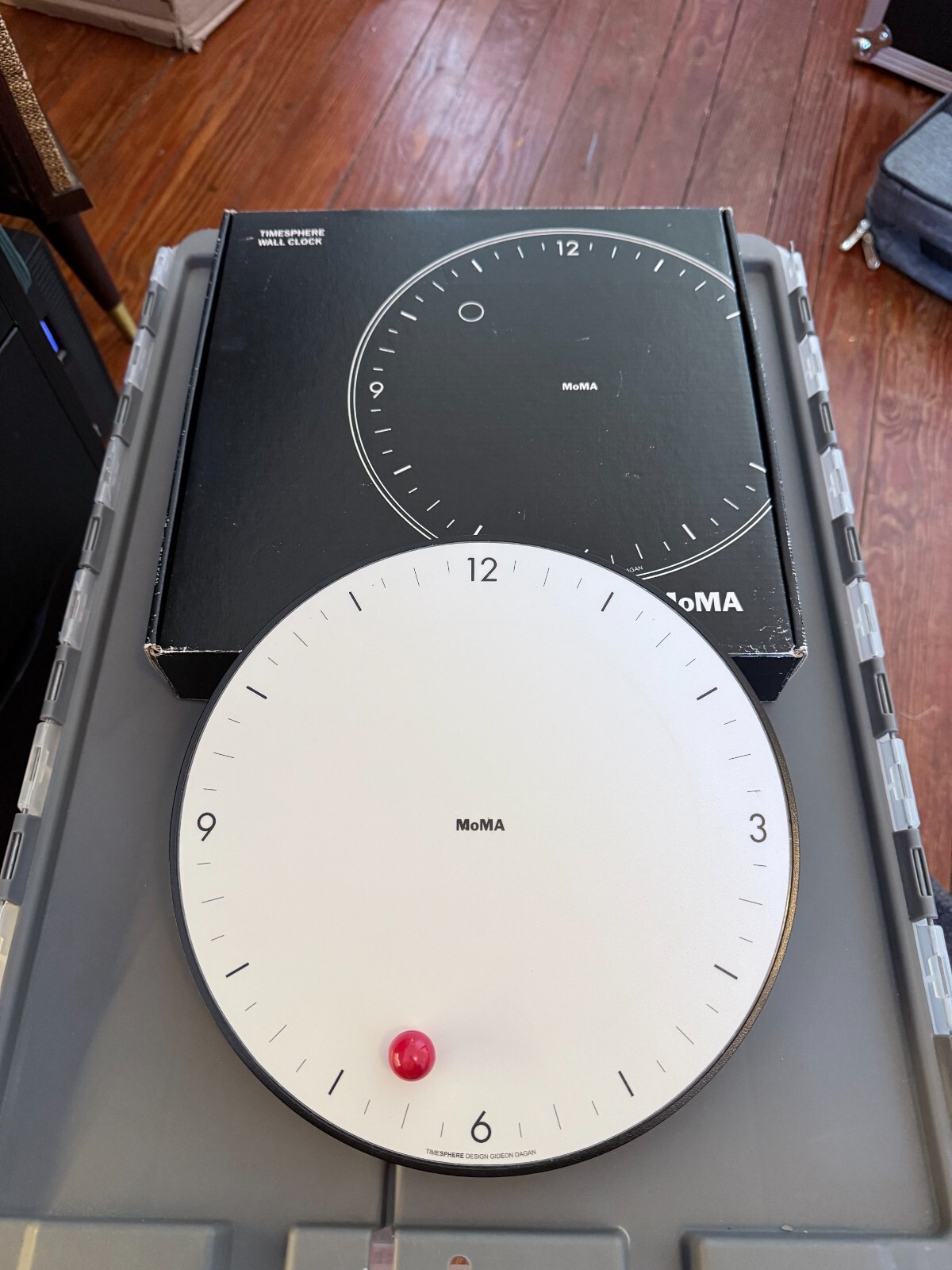 MoMA Timesphere Wall Clock by Gideon Dagan with original