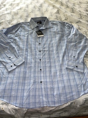 Nordstrom Men s Shop Tech Smart Traditional Fit Button Down Shirt Sz 18.5 34-35