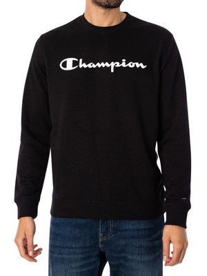 

Мужская толстовка с рисунком Champion Comfort, черная, Черный
