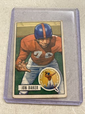 1951 Bowman Gum Inc. # 57 Jon Baker
