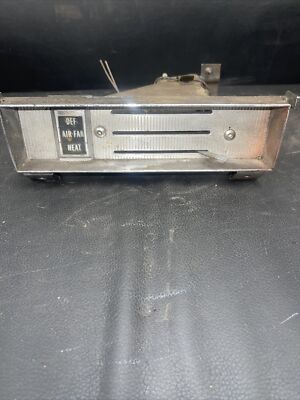 GM  1967 - 1972 Chevy Truck Parts Fan Heat AC Controls O.E.M  HEATER A/C 3903618