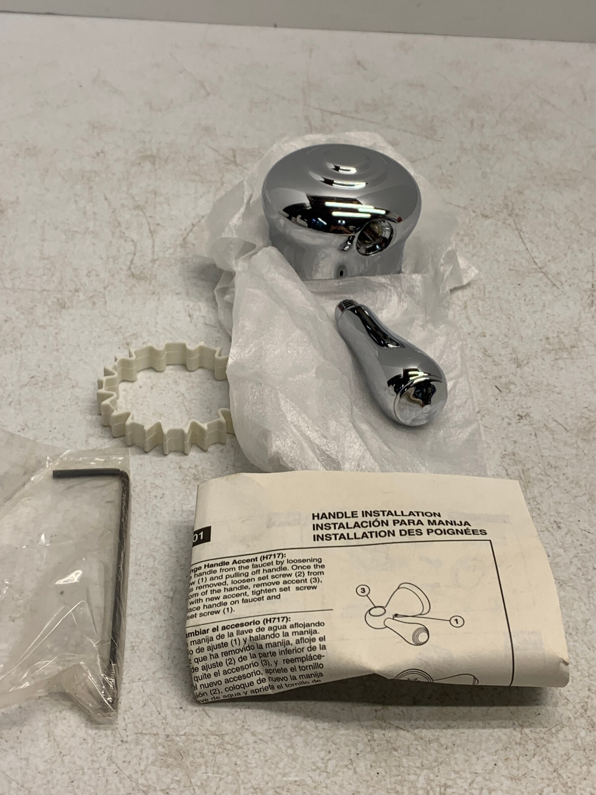 Delta Tub/Shower Handle Kit for Leland Shower Faucets, Venetian Bronze #H778RB