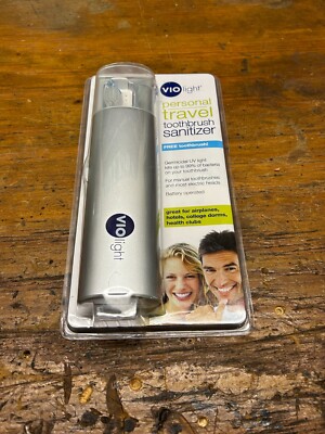 Vio Light Travel Toothbrush Sanitizer Model VIO200 Germicidal UV New Sealed