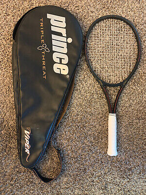 Vintage Prince Graphite Finalist Series 110 Tennis Racquet with Bag