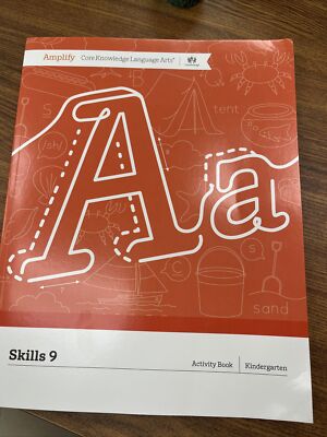 Amplify Core Knowledge Language Arts Skills 9 Kindergarten Activity Book CKLA