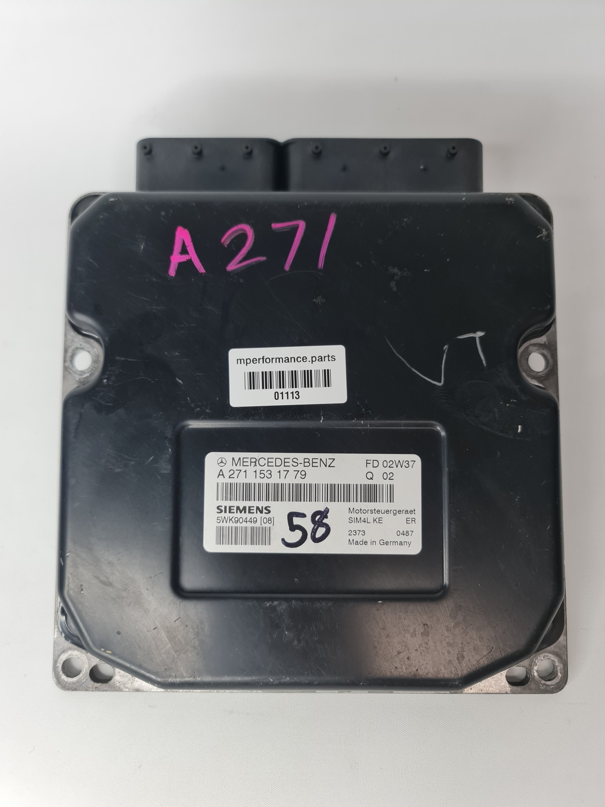 0 Unknown MERCEDES C-CLASS COUPE CL203 C200 COMPRESSOR Engine Control Unit KIT A2711531779 image 5
