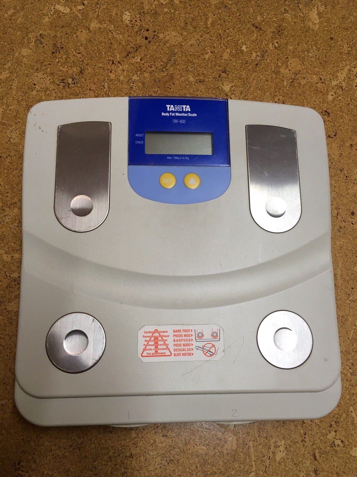 Waage Körperfettwaage Personenwaage Sport Tanita Bodyfat Monitor TBF 602