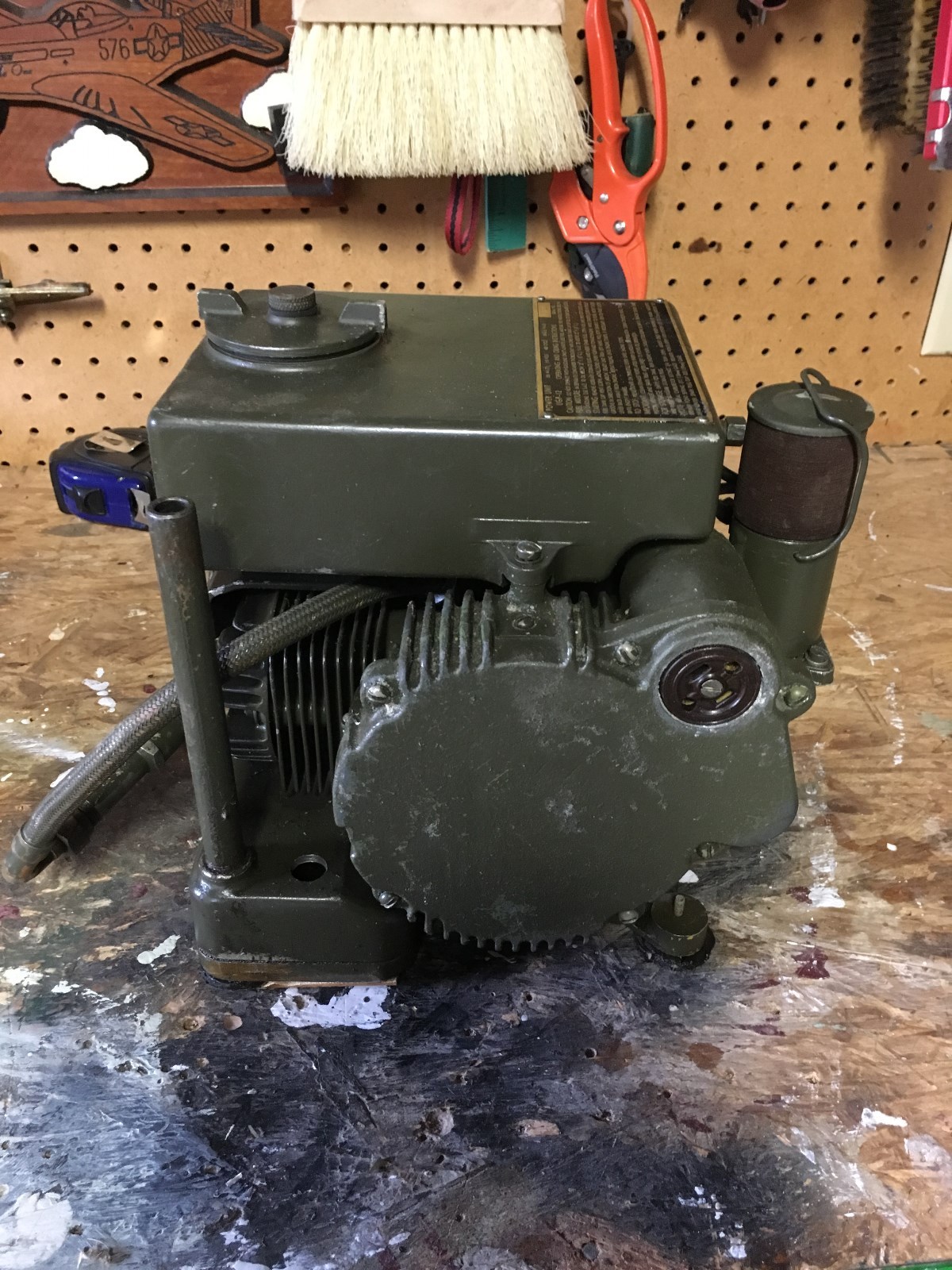 Vintage 1954 US Military Jacobson UGP 12 Power Supply Unit Engine Generator