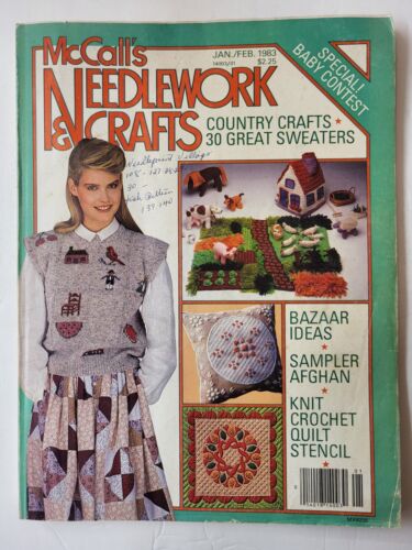 . Jan/feb 1983 Country Crafts 30 Great Sweaters