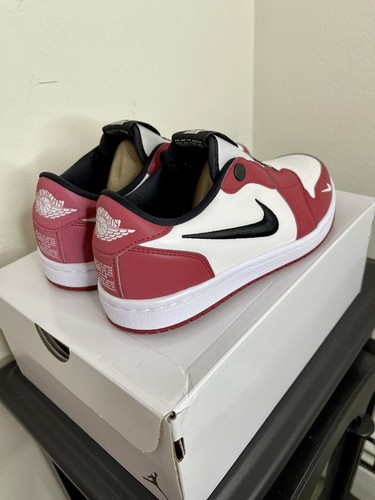 Pre-owned Jordan Size M 5 / W 6.5 Nike Air  1 Retro Low Slip Chicago?reflective✅bq8462-601 In Red