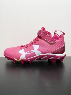 under armour pink cleats