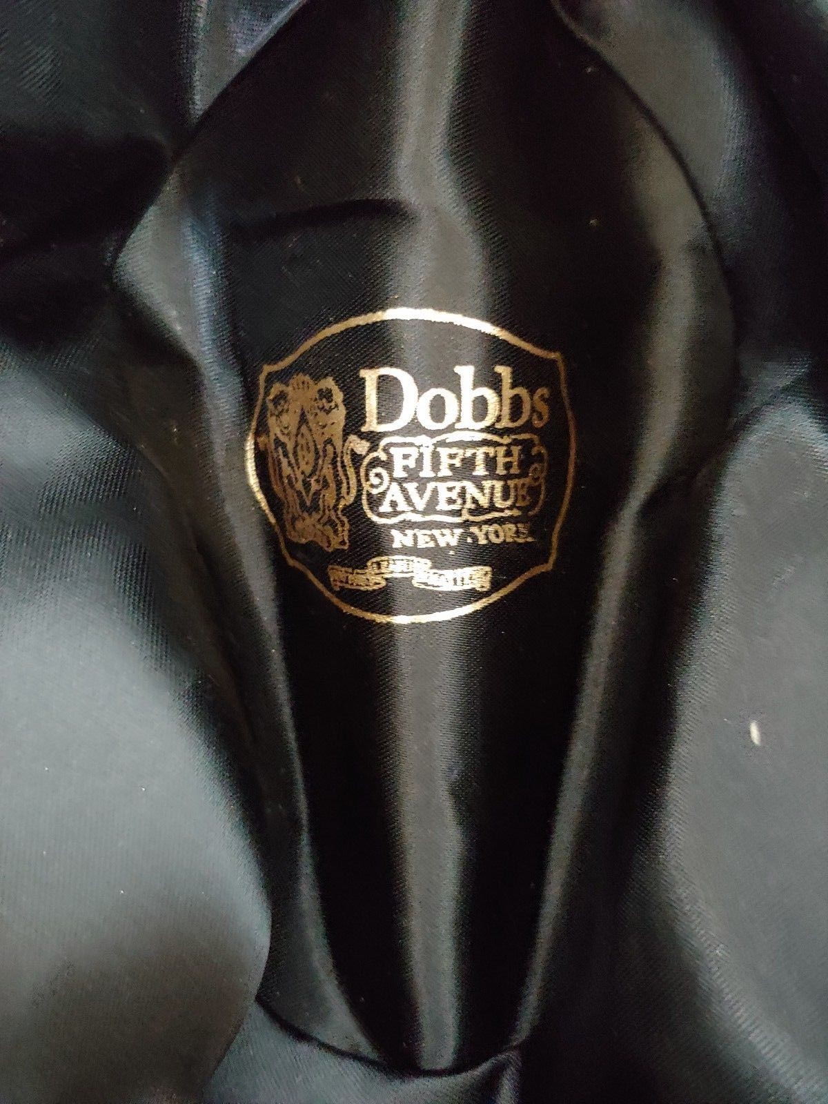 Vtg Dobbs Fifth Avenue Fedora Hat Feather Gray Sz 6-7/8 Union Made USA