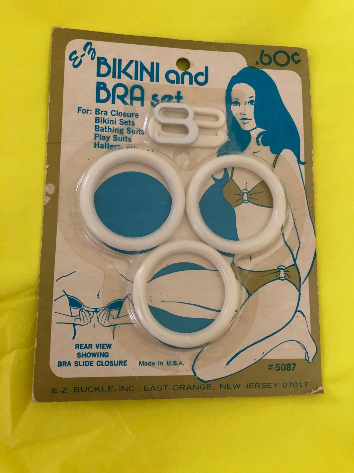 E-Z Buckle Bikini and bra Hook closure Set Sewing New in packa...