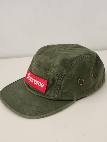 SS16 Supreme Tiger Camo Camp Cap Green Hat Olive Military