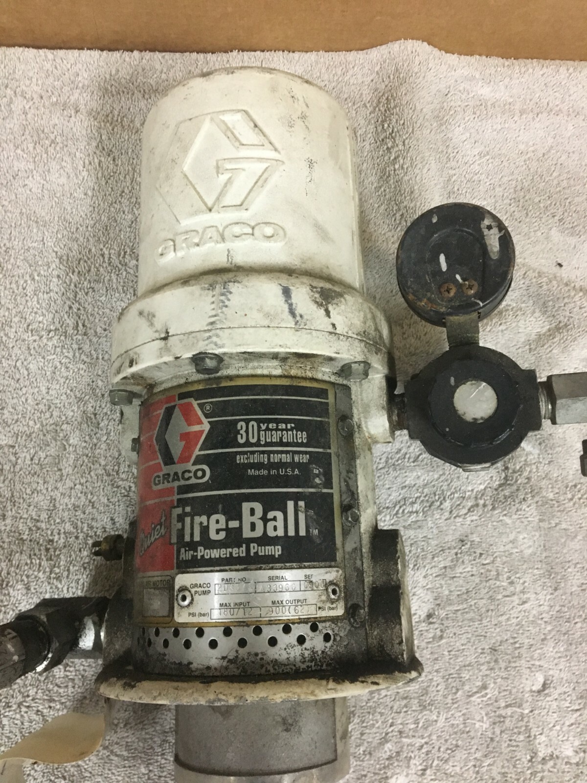 Graco Fire-Ball PT# 203876 5:1 Air-Powered Pump
