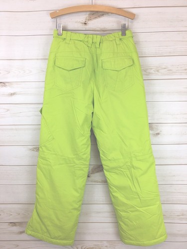 L.L. Bean Youth Neon Yellow/Green Thinsulate Snowboard/Ski Pants. Size 12