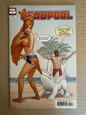 DEADPOOL V.7 #1 -- JEFF LANDSHARK BLOODSTONE COPPERTONE HOMAGE VARIANT - NM-