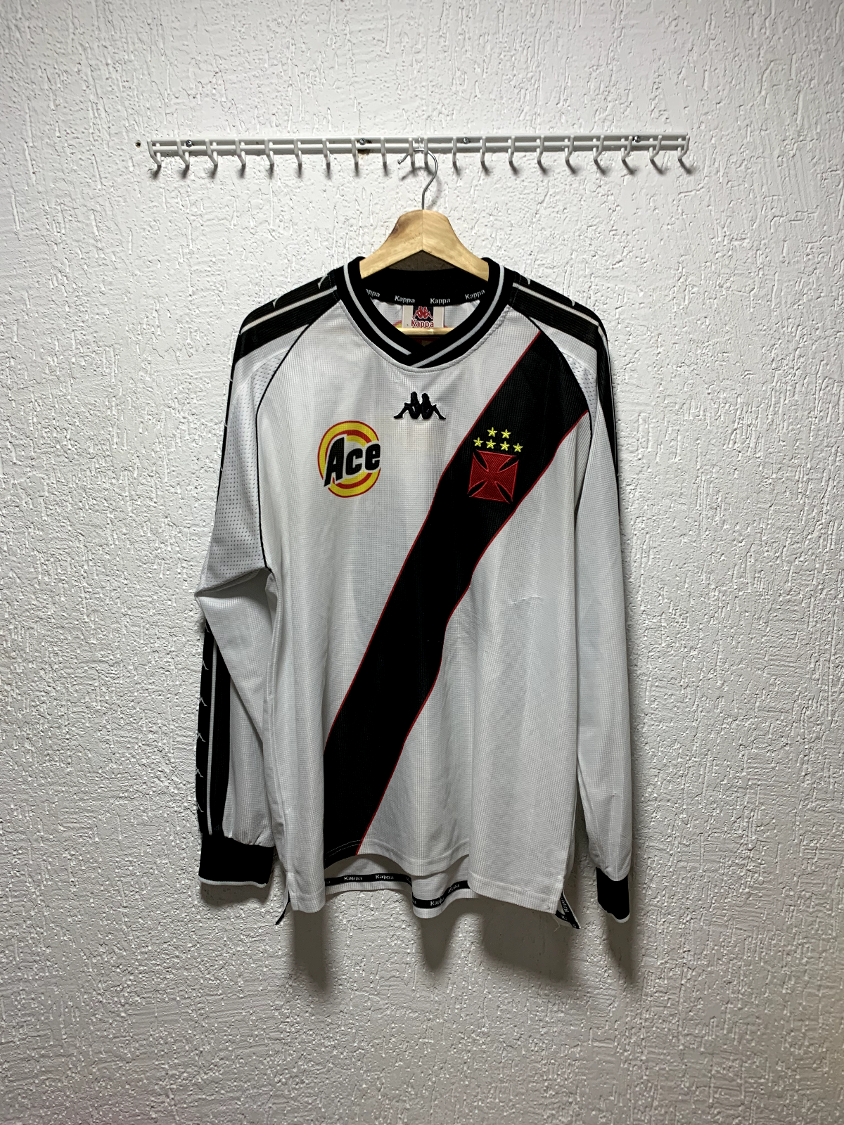 Vasco da Gama 1999 00 Kappa Home Soccer Jersey LongSleeve