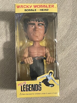 FUNKO - BRUCE LEE ( MOVIE LEGENDS ) FISTS OF FURY WACKY WOBBLER BOBBLE HEAD