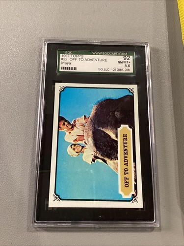 1967 Topps Maya #22 Off To Adventure SGC 92 NM-MT+ 8.5 Card