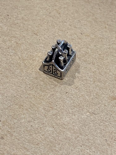 Vintage Beau six pack of beer sterling charm 925  3.7 Grams