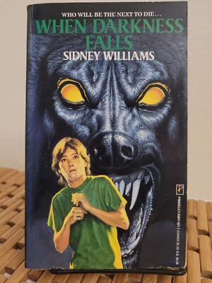 Horror 1992 Pinnacle PB WHEN DARKNESS FALLS Sidney Williams 1st Scary Cover