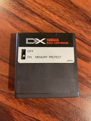YAMAHA 「 VRC-106 」DATA CARTRIDGE for DX7 Yamaha DX7 Data RAM Cartridge | Reverb