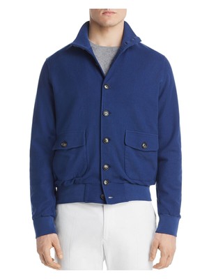 

DYLAN GREY Мужская темно-синяя хлопковая куртка на пуговицах, Navy, 80054530TR4CS048