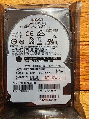 UCS-HD18TB10KS4K St1800MM0008 CISCO 1.8TB 10K 12G SFF 2.5'' SAS Hard Drive HDD