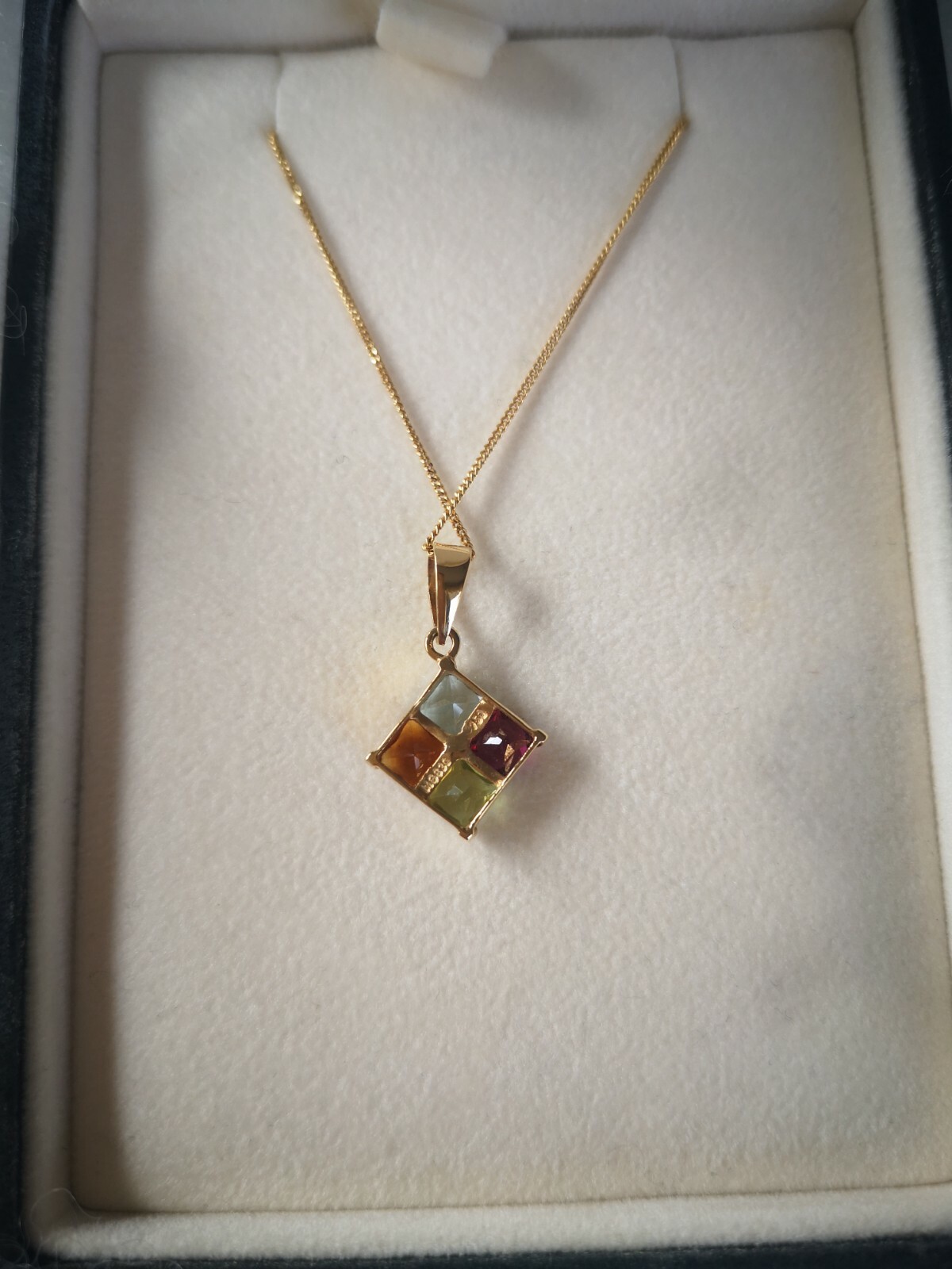 H Stern 18ct Gold Pendant Necklace 