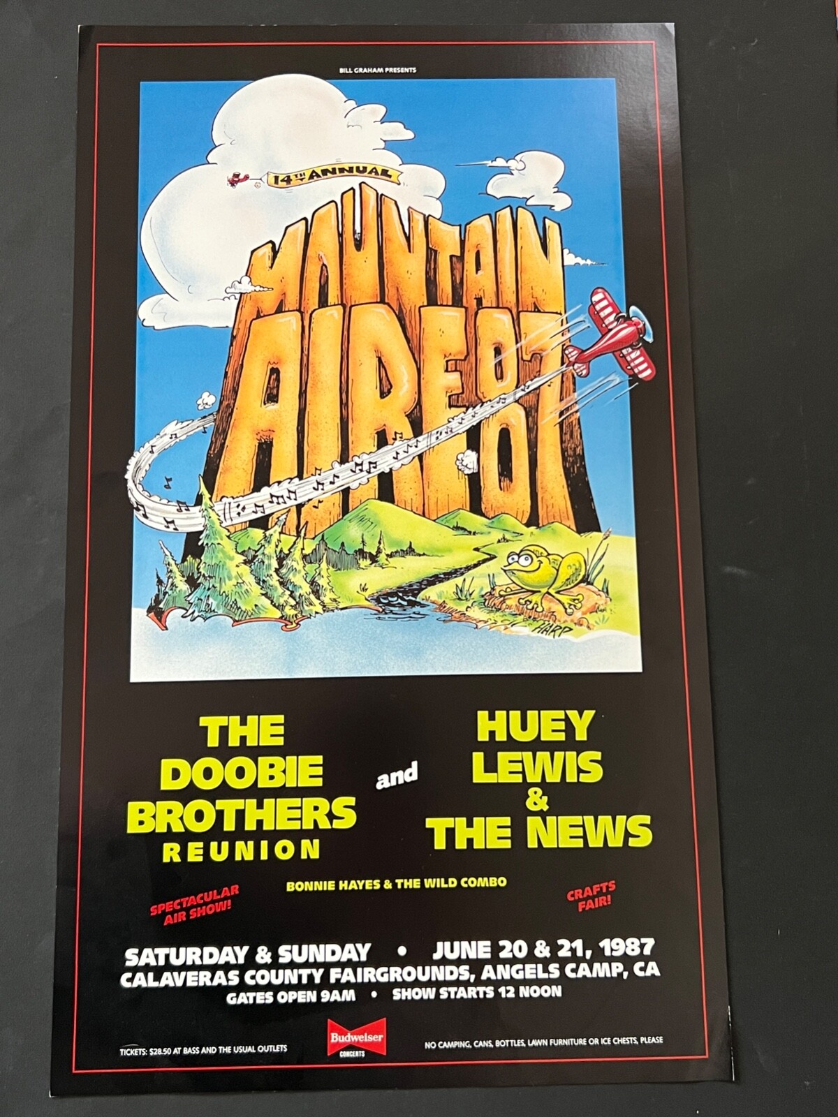 アート・デザイン・音楽 CCB CONCERT TOUR 1987 The Flying Trip CCB The Flying Trip 1987 Concert Tour Pamphlet