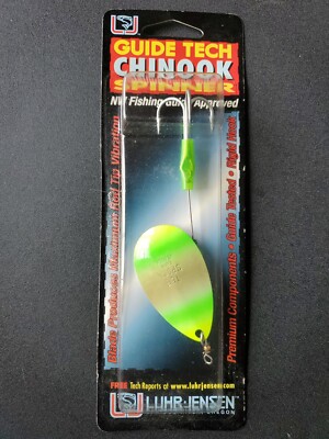 Luhr-Jensen Salmon Spinner Fishing Lure  Guide #5 Tech Chinook Casting Trolling 