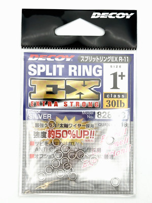 Decoy Split Ring EX Extra Strong R-11 Size 1+ (30lb)