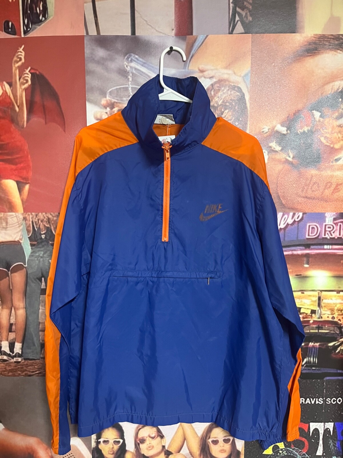 ビンテージ80s NIKE サイクリング ジャケット サイズL ゴツナイキ