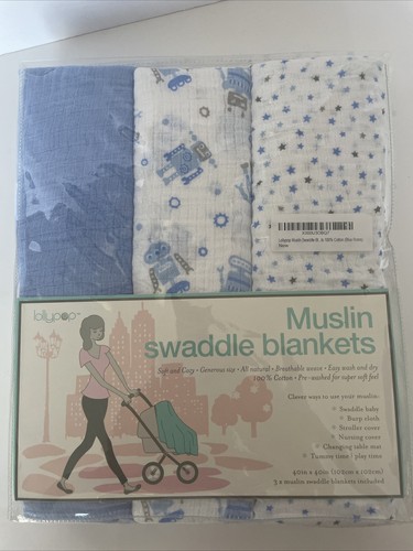 S. Brand New. Blue & White.