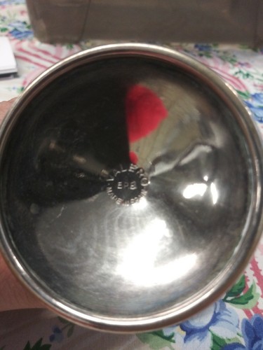 Vintage Valero Silverplated Goblet made in Spain H4