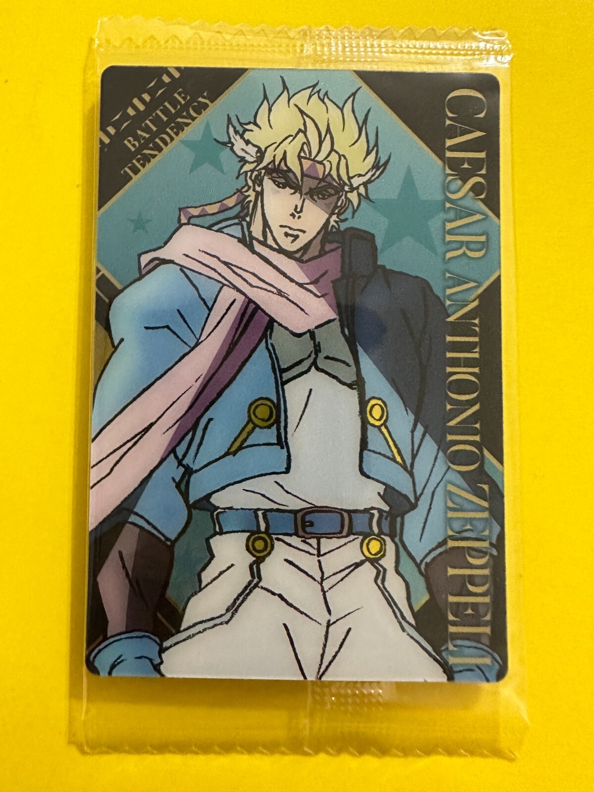 CAESAR ANTHONIO ZEPPELI No.07 JoJo's Bizarre Adventure Wafer