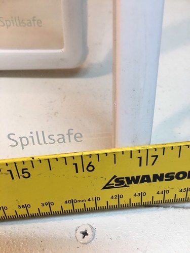 240350160 USED Frigidaire/Electrolux Refrigerator Shelf Spill Safe - Cantilever