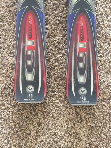 Rossignol Cut Super 10.5 150cm Skis Paired W/Salomon 500 9 Max Din Bindings