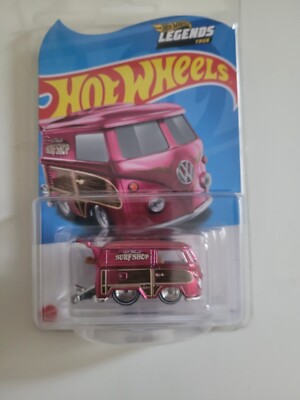 Hot Wheels Legends Tour 2024 Collector Edition Pink Kool Kombi In Protector Case