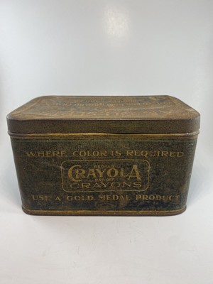 Vintage Tin An-Du-Septic Dustless Blackboard Crayon Binney & Smith Crayola