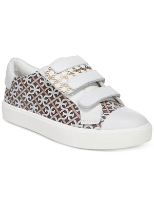 

SAM EDELMAN Женские Коричневые Кожаные Спортивные Кроссовки Emilie на Платформе с Логотипом 7,5 М, Коричневый, F6402L1