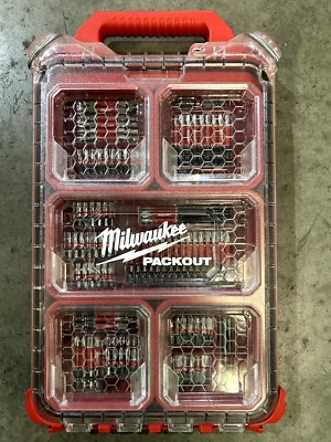 Milwaukee 48 32 4082 100 Piece SHOCKWAVE Impact Driver Bit Set with PACKOUT Case